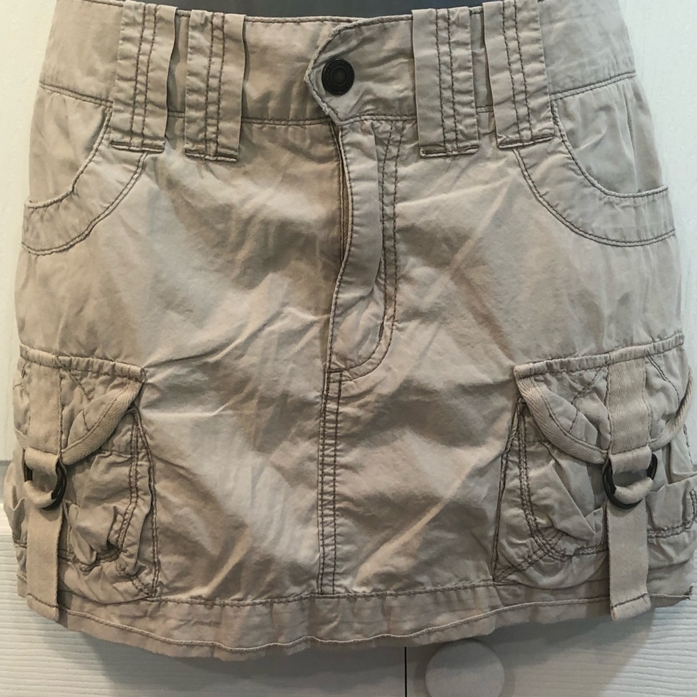 American Eagle Light Khaki Mini